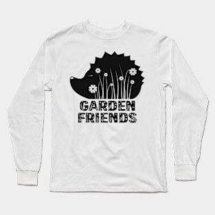 Hedgehog - Garden Friends - pos Long Sleeve T-Shirt